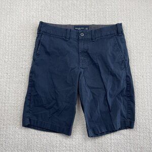 Abercrombie & Fitch Men's Size 30 Navy Blue Chino Shorts Preppy Golf Old Money